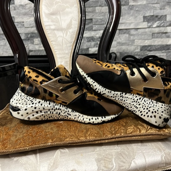 Steve Madden Women's Cliff Animal Sneaker- Size 8 - Picture 8 of 12